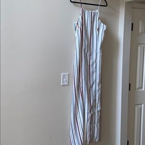 Woven Stripe Maxi Dress